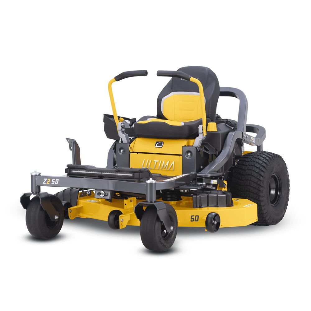 Cub Cadet Ultima Z2 50 50-inch lap-bar zero-turn mower shown in a Cub Cadet manufacturer product-page rendering; not an individual-unit photograph.
