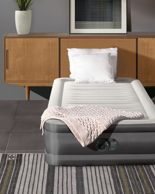 Intex 64021E 13in Twin TruAire Comfort Plush Air Mattress with Fiber-Tech manufacturer reference