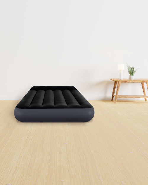 Intex 64145ED 10in Twin Dura-Beam® Standard Fiber-Tech Pillow Rest Air Mattress with Built-In Electric Pump manufacturer reference