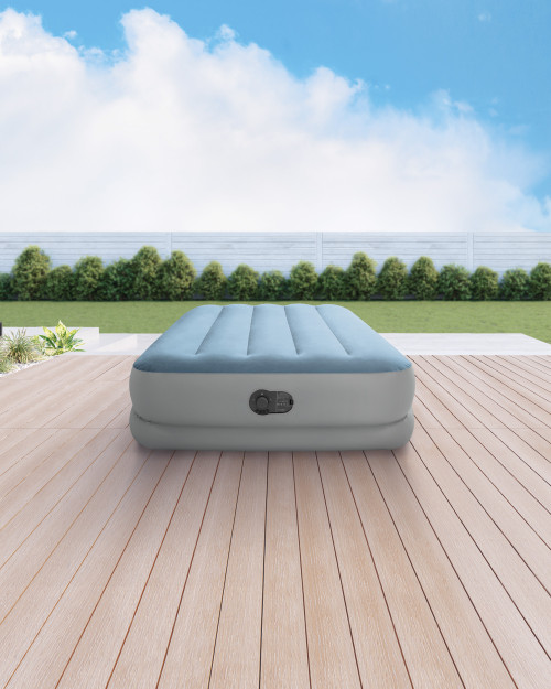 Intex 64157E 14in Twin Dura-Beam® Plus Fiber-Tech Comfort Air Mattress with Built-In USB Pump manufacturer reference