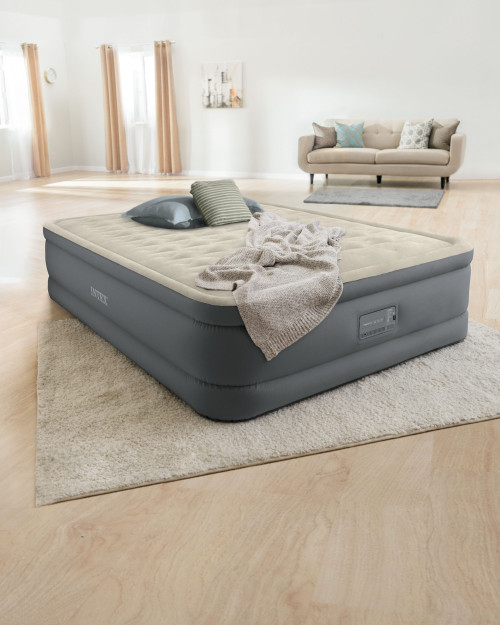 Intex 64925ED 18in Queen PremAire® II Air Mattress with Built-In Electric Pump manufacturer reference
