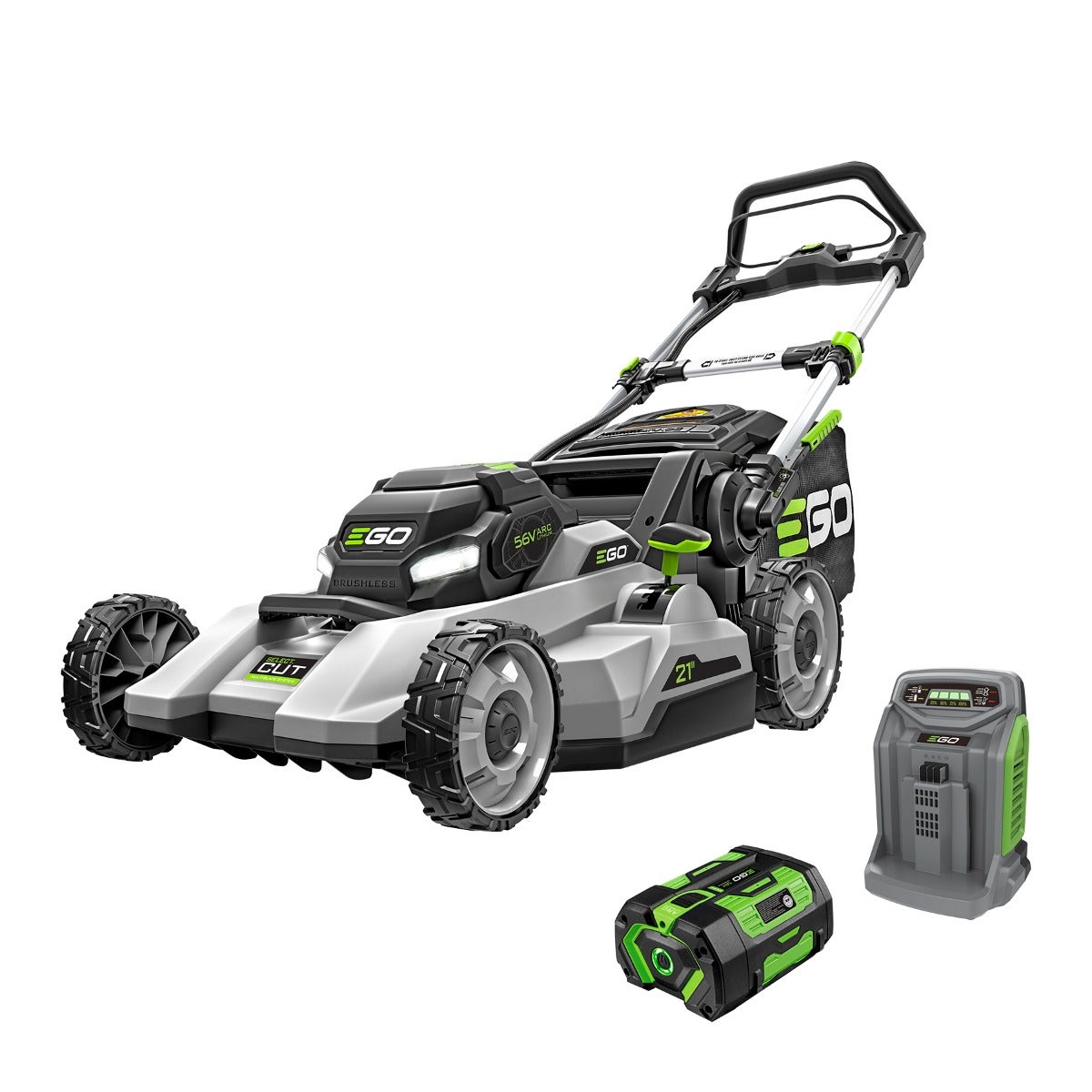 EGO LM2135 kit render (manufacturer image; not an independently photographed test unit).
