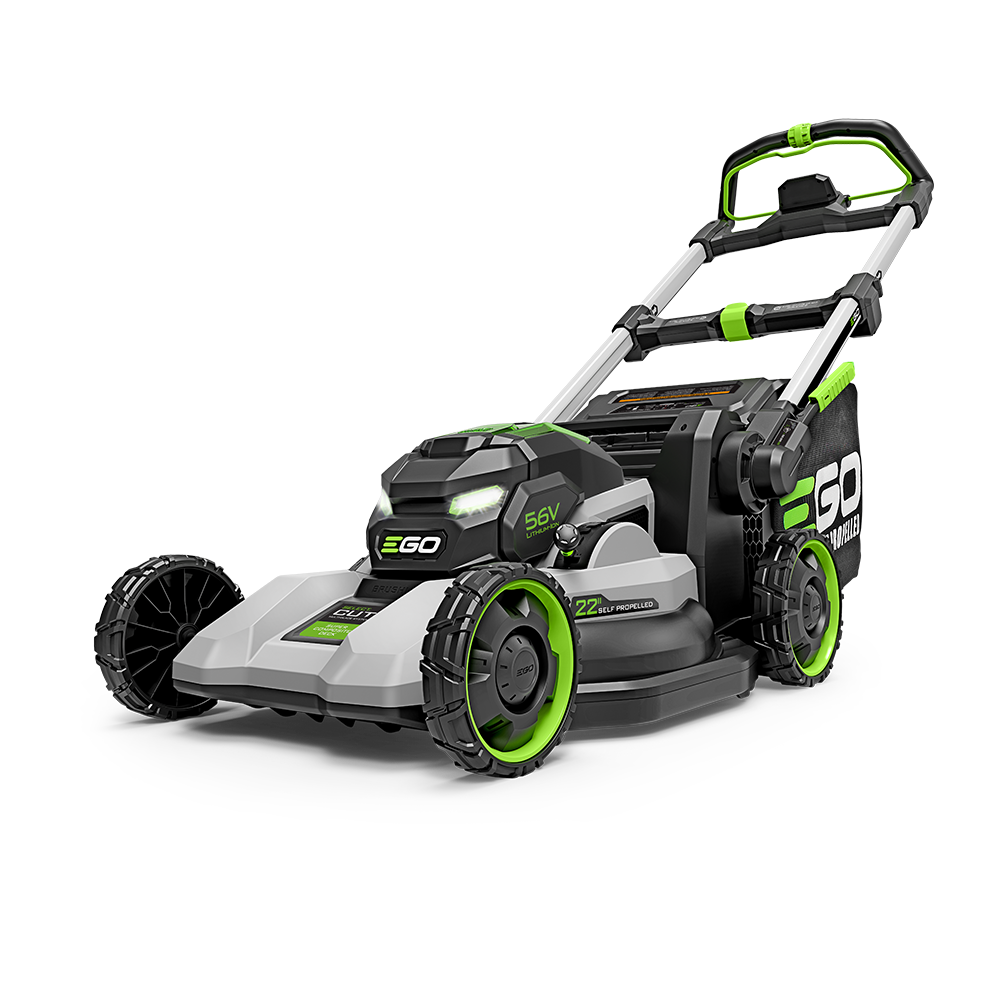 EGO 22-inch Super Composite Peak Power self-propelled mower-body manufacturer rendering from the page that lists LM2240SP tool-only; no batteries or charger are pictured.