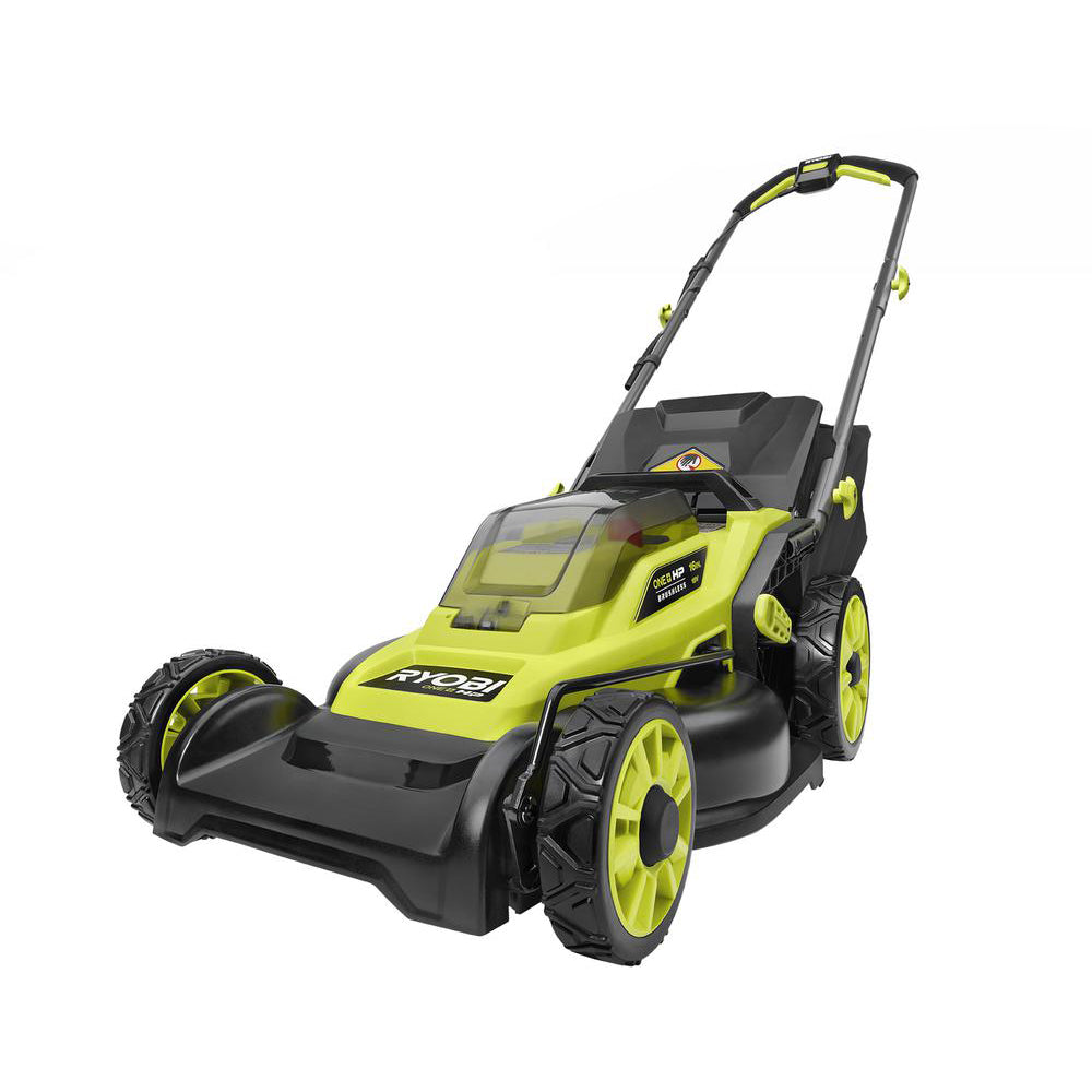 RYOBI exact P1109BTL 16-inch mower-body manufacturer rendering. Battery and charger are not included in this package and are not depicted.