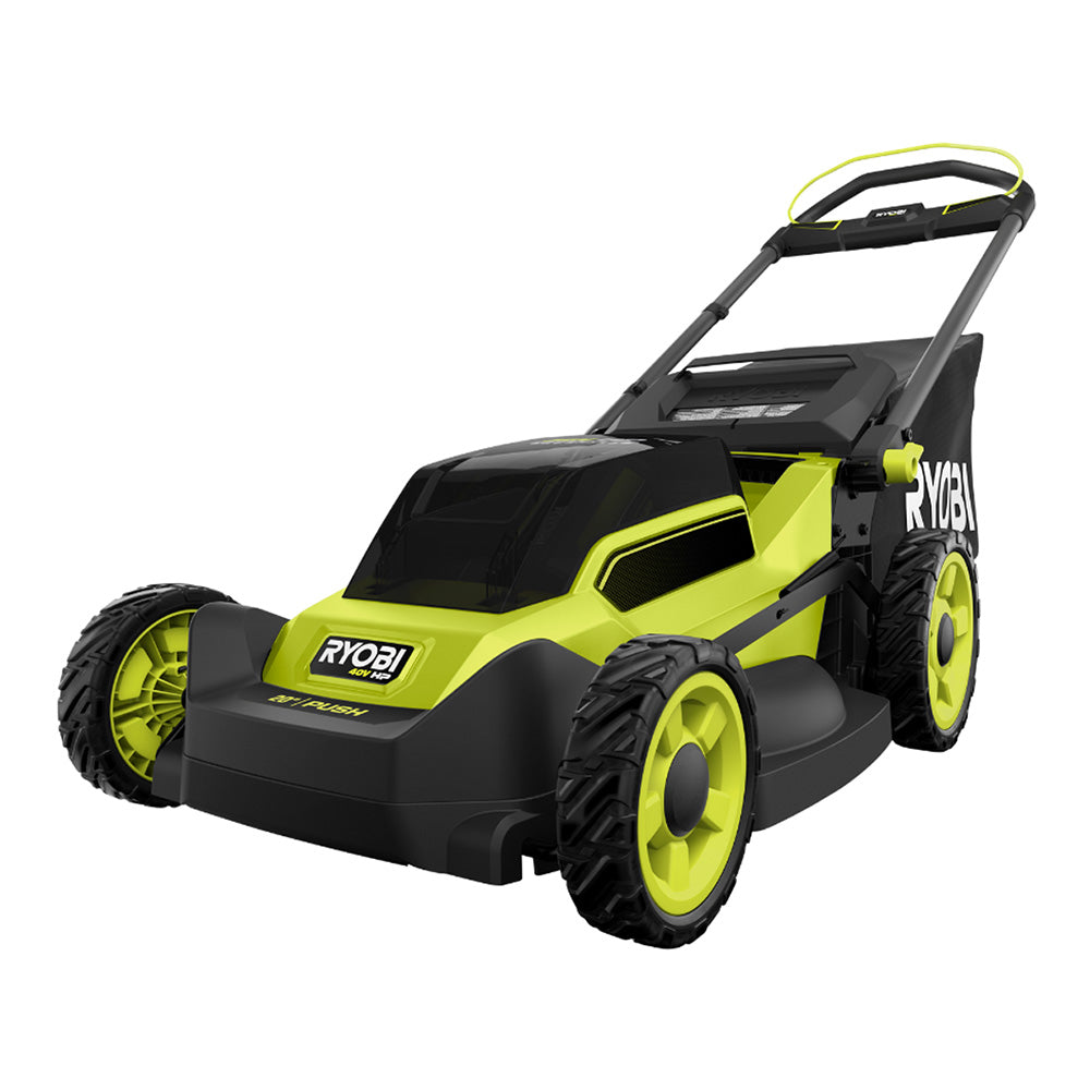 RYOBI exact RY401017BTL 20-inch push mower manufacturer rendering; battery and charger are not visible, and package details come from the written exact listing.