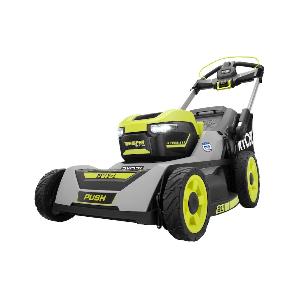 RYOBI RY401220 21-inch push CrossCut mower manufacturer rendering.